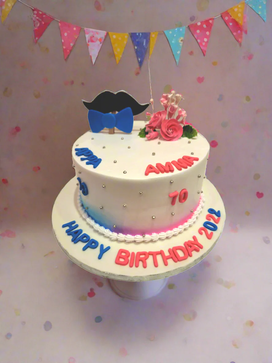 Appa & Amma Birthday Cake - Image 3