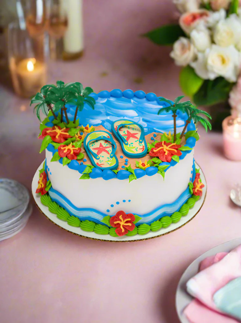 Flip Flop Theme Cake - Image 3