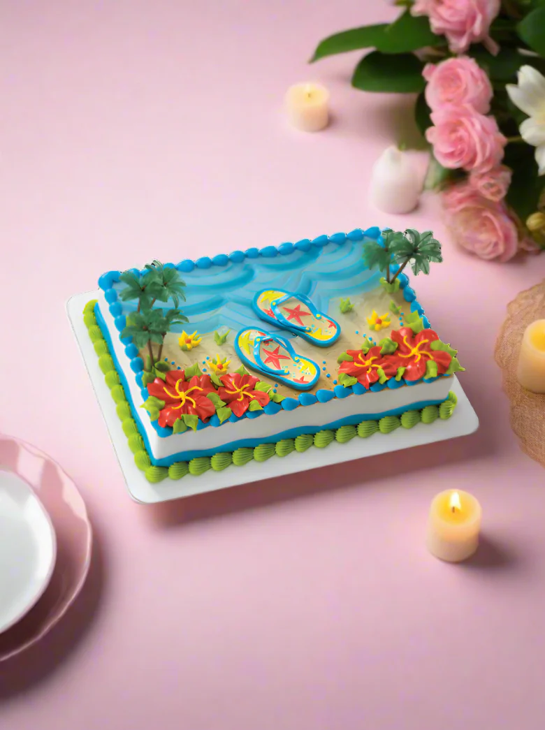 Flip Flop Theme Cake - Image 5