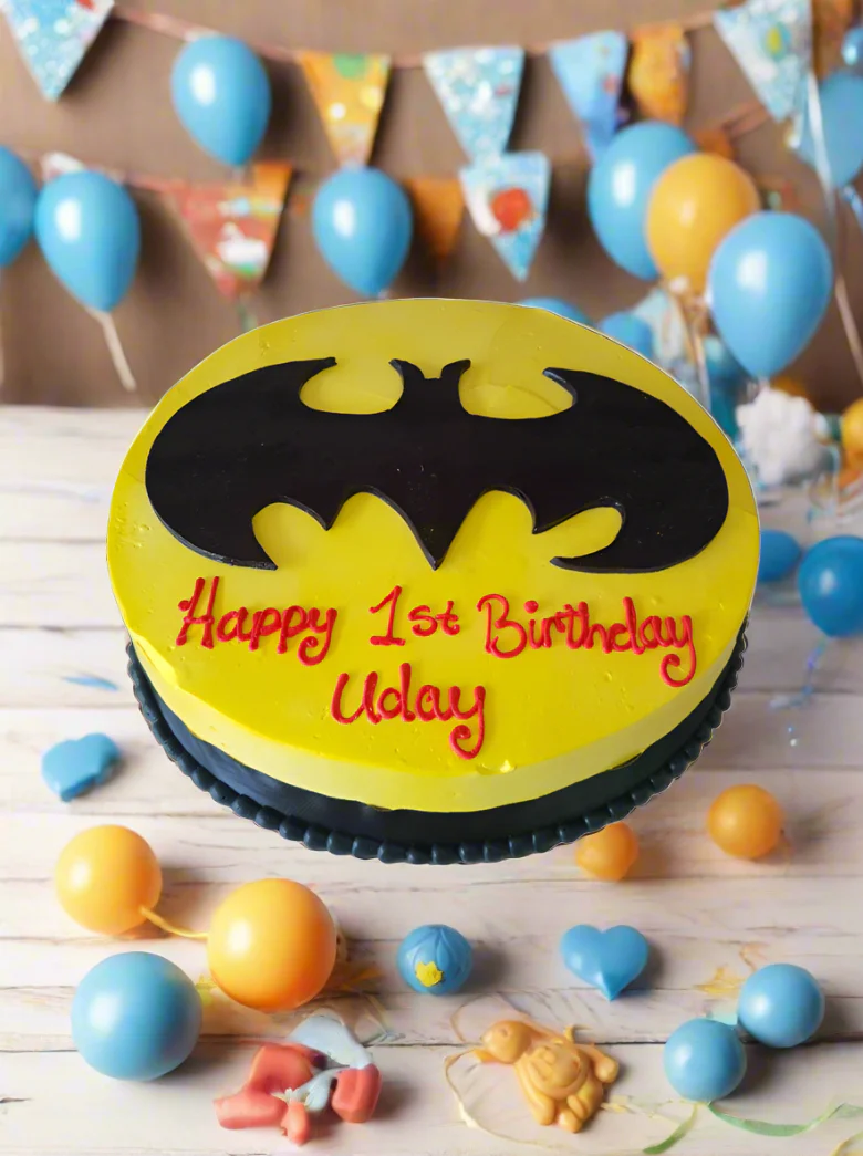 Batman Logo Cake - Image 3
