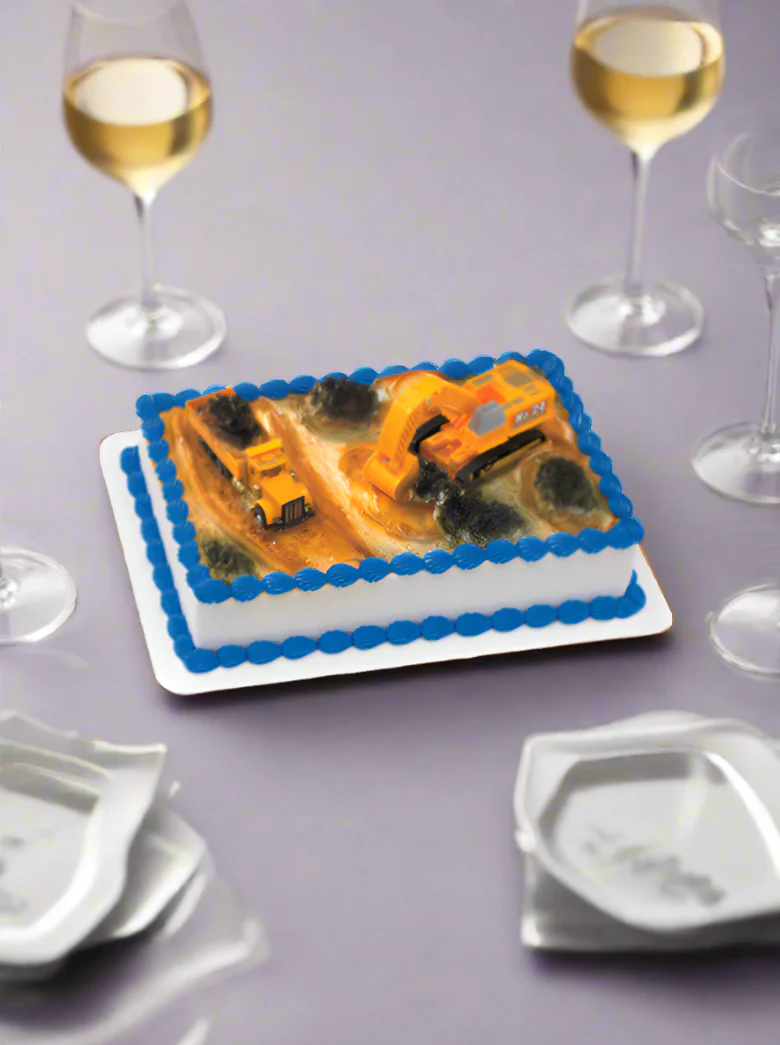 Construction Theme Cake - Image 3