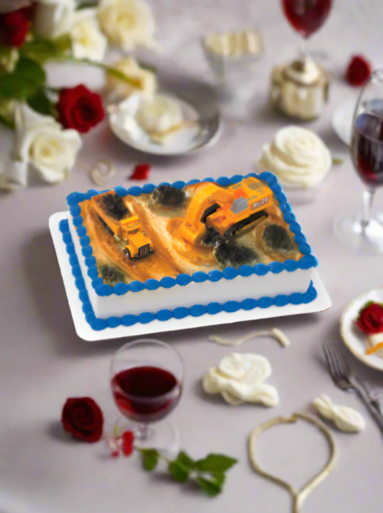 Construction Theme Cake - Image 4