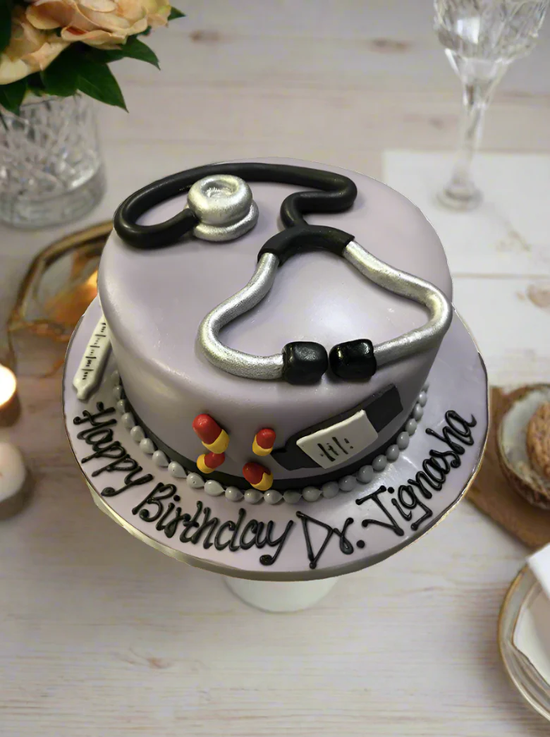 Doctor Fondant Cake - Image 3
