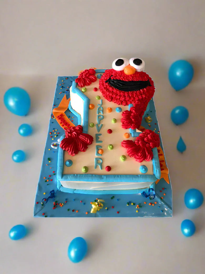 Elmo 1St Birthday Cake - Image 4