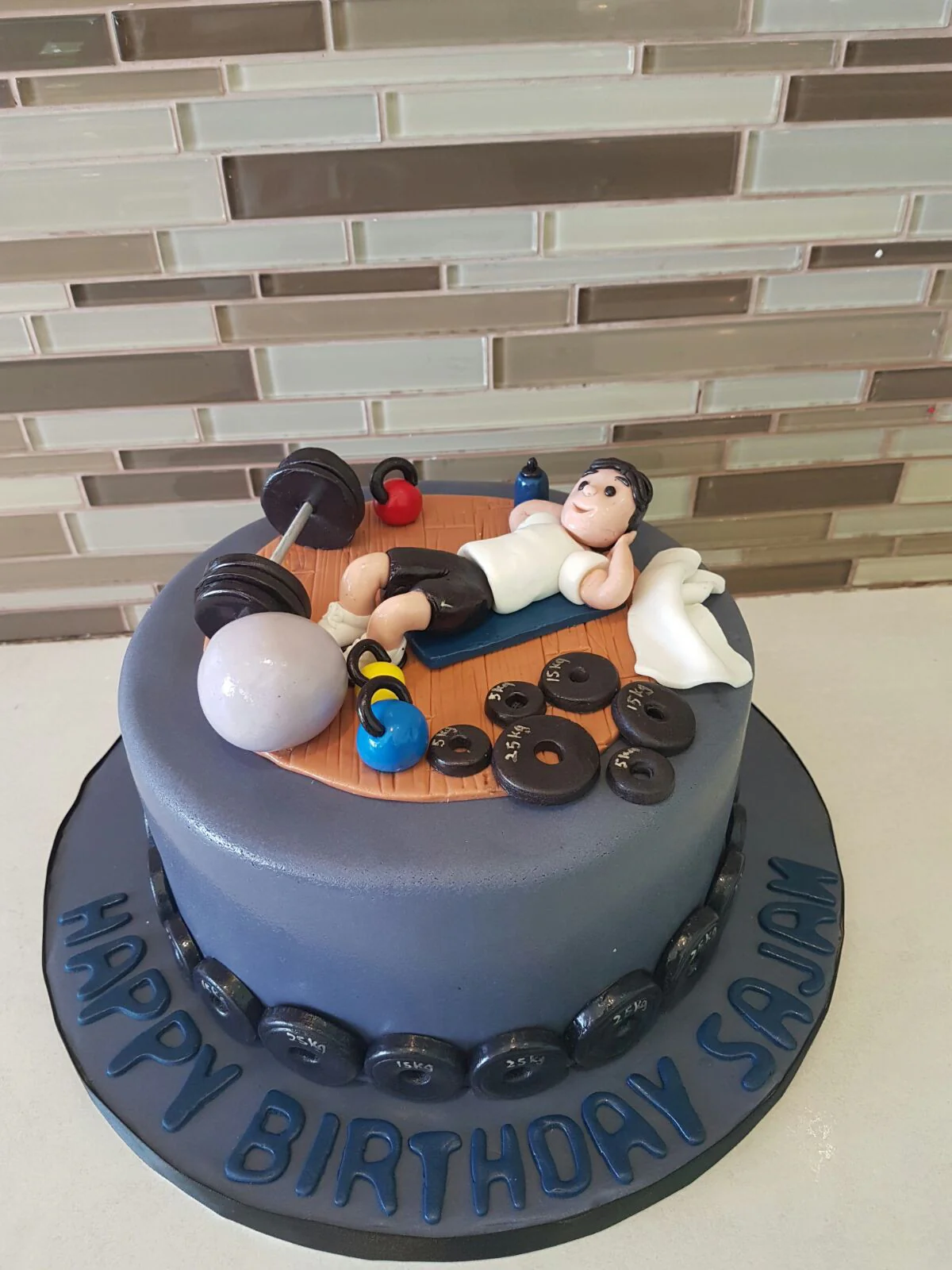 Gym Themed Cake - Image 4