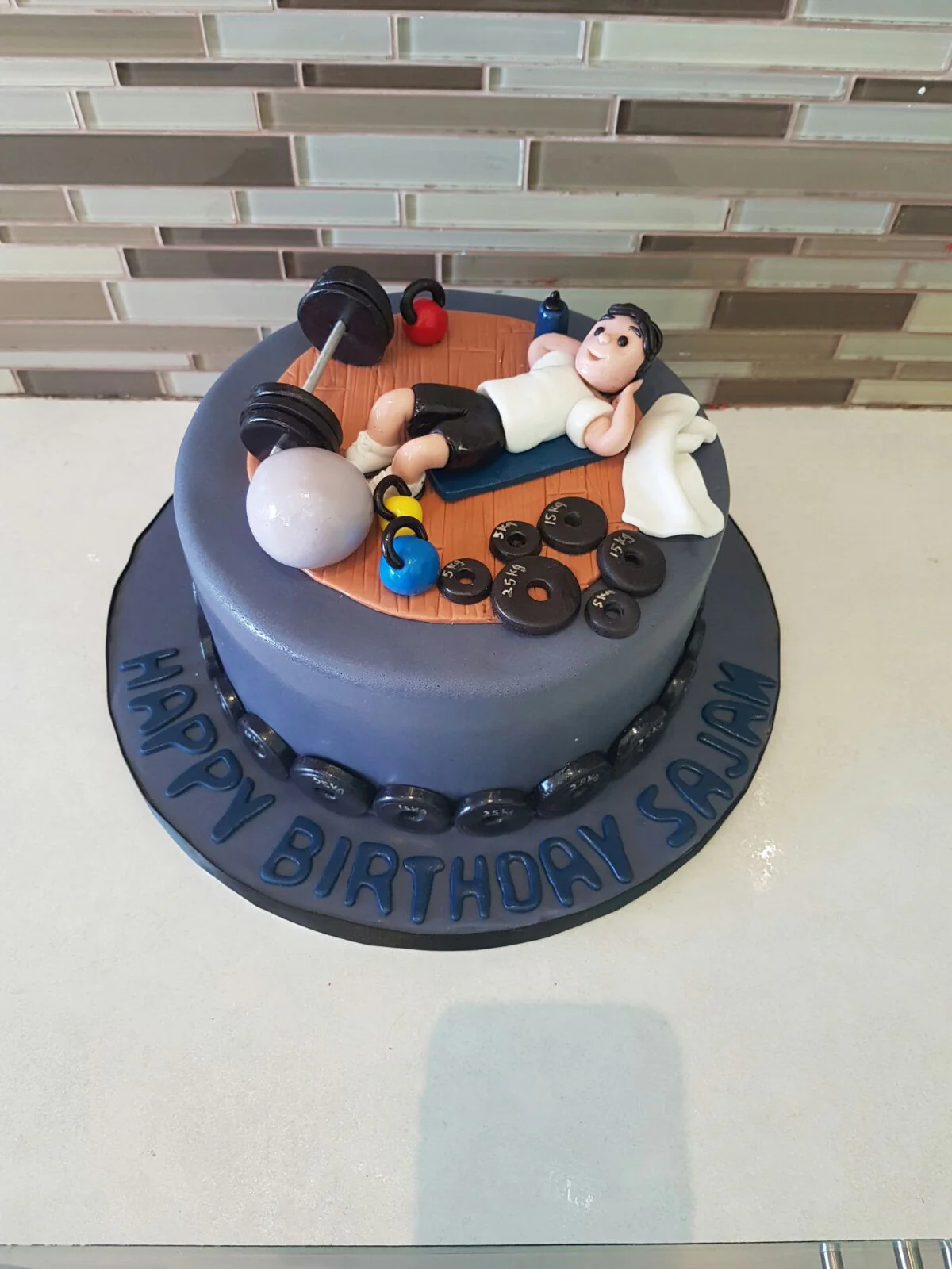 Gym Themed Cake - Image 5