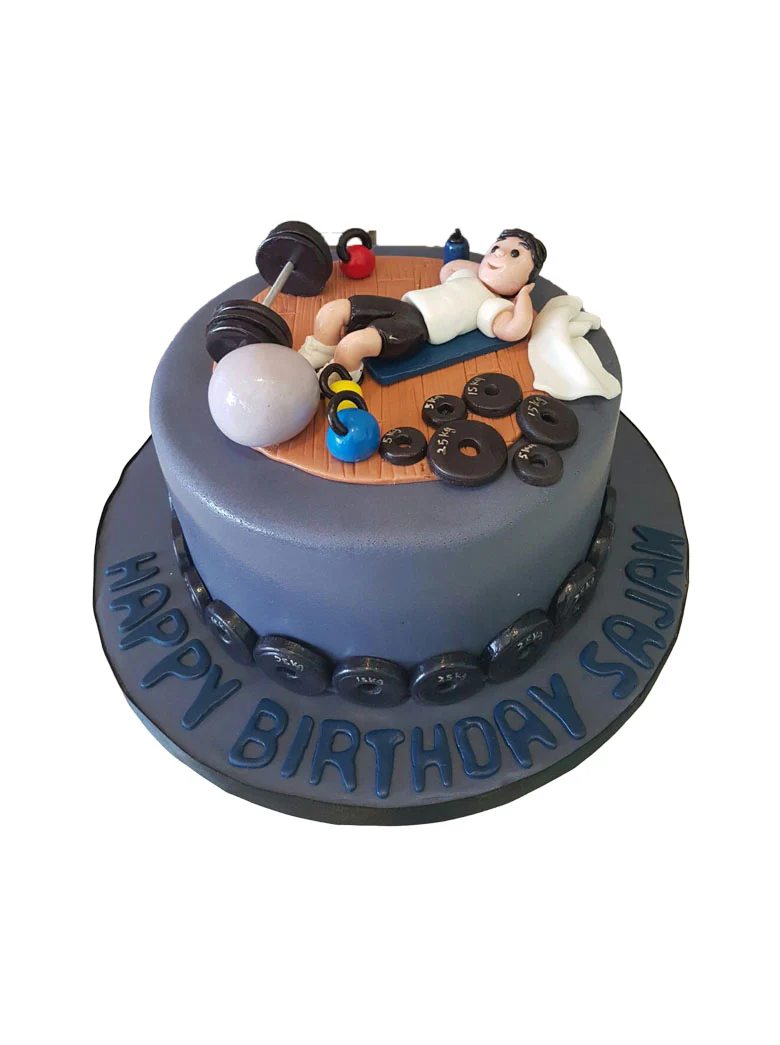 Gym Themed Cake - Image 6