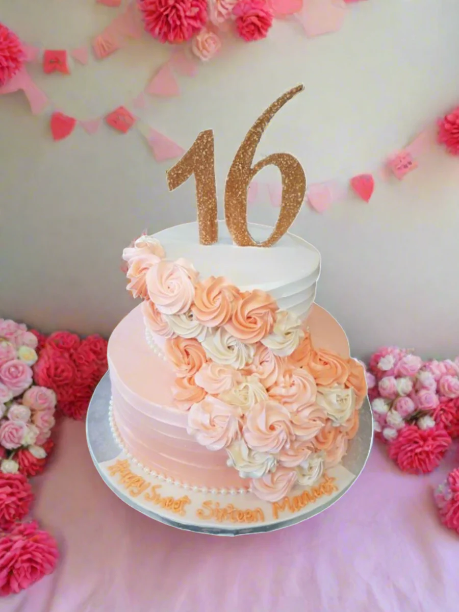 Maneet Sweet Sixteen Cake - Image 4