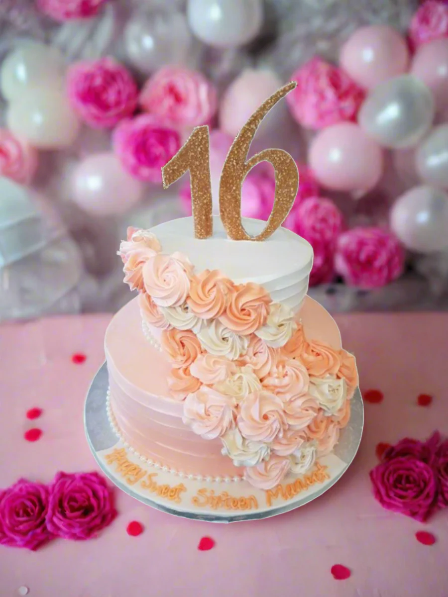 Maneet Sweet Sixteen Cake - Image 5