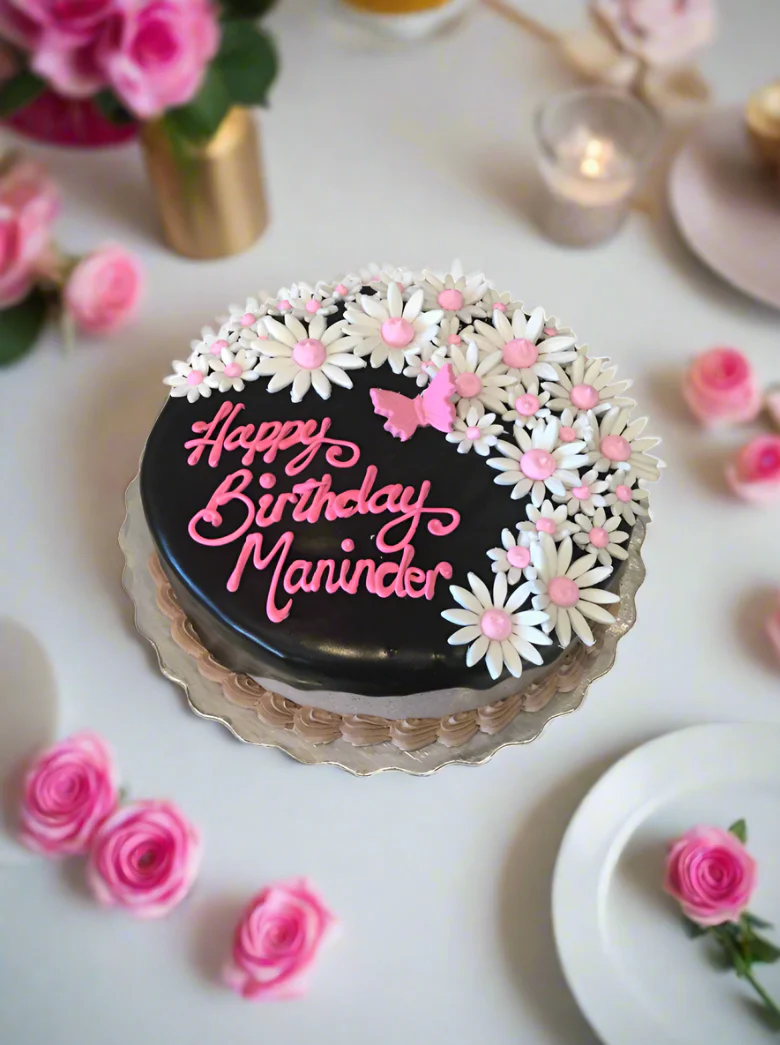 Maninder Flower Cake - Image 3