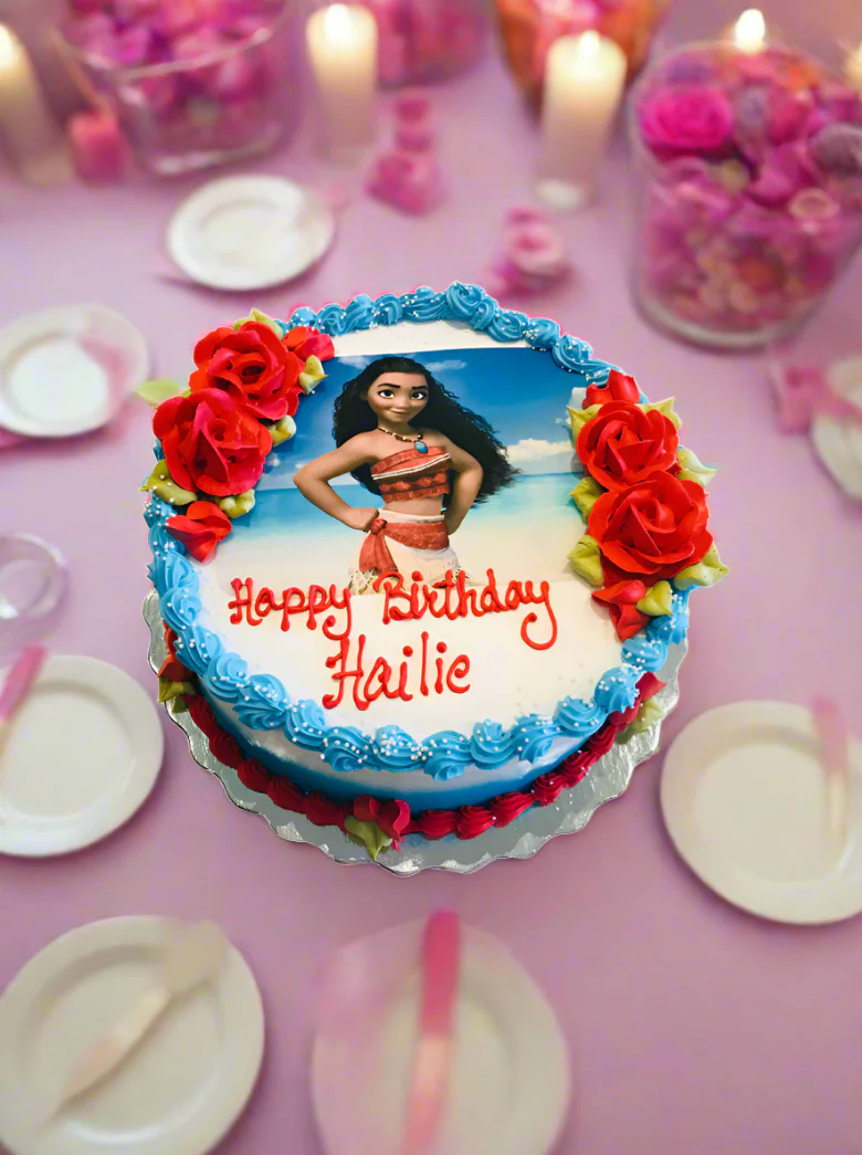 Moana Photo Cake - Image 3