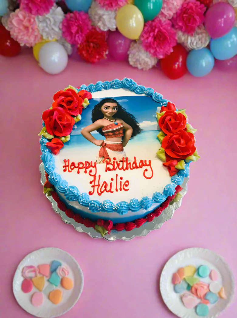 Moana Photo Cake - Image 4