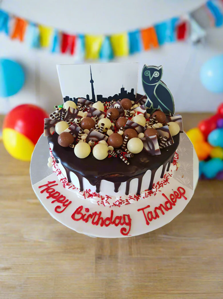 Ovo Chocolate Birthday Cake - Image 5