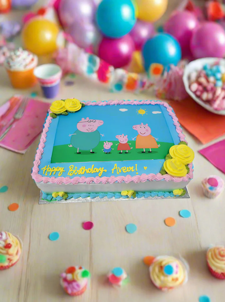 Peppa Pig Photo Cake - Image 3