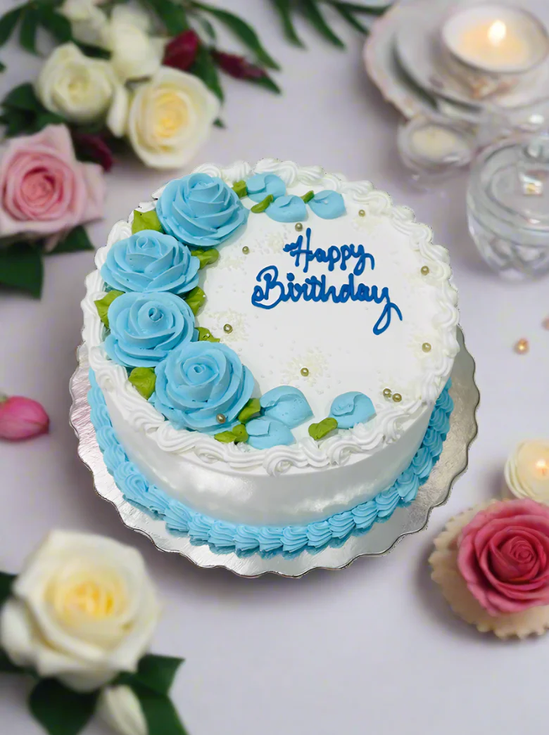 Red Flower Cake - Image 11