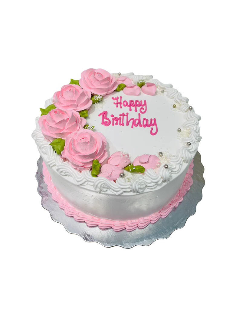 Red Flower Cake - Image 5