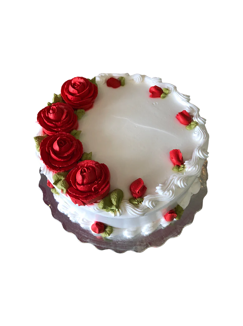 Red Flower Cake - Image 7