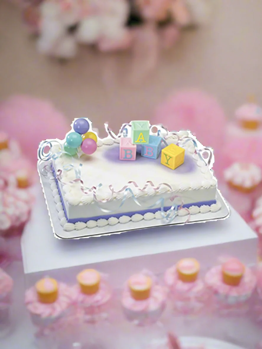 Ryan Baby Block Baby Shower Cake - Image 3