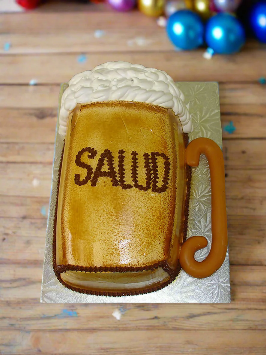 Salud Beer Mug Cake - Image 3