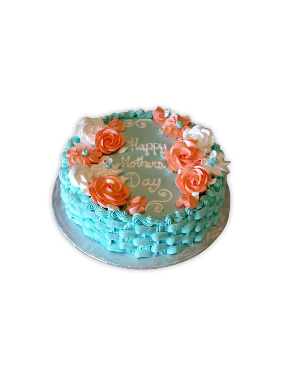 Teal Basket Cake - Image 6