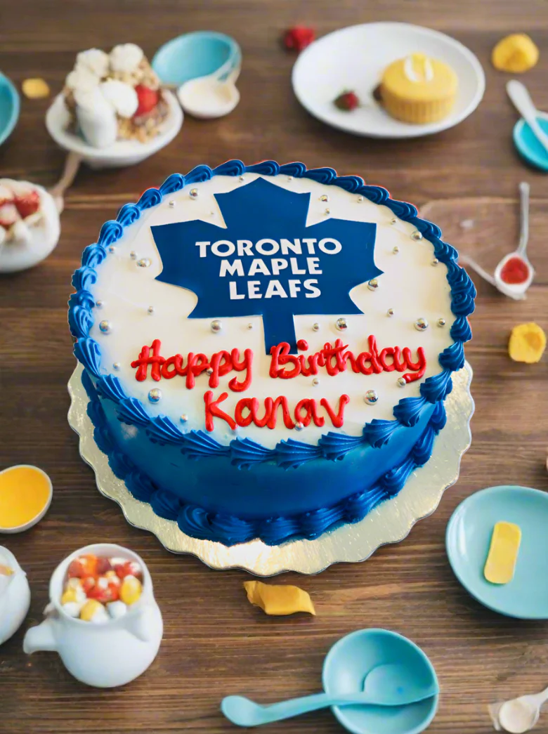 Toronto Maple Leafs Photo Cake - Image 3