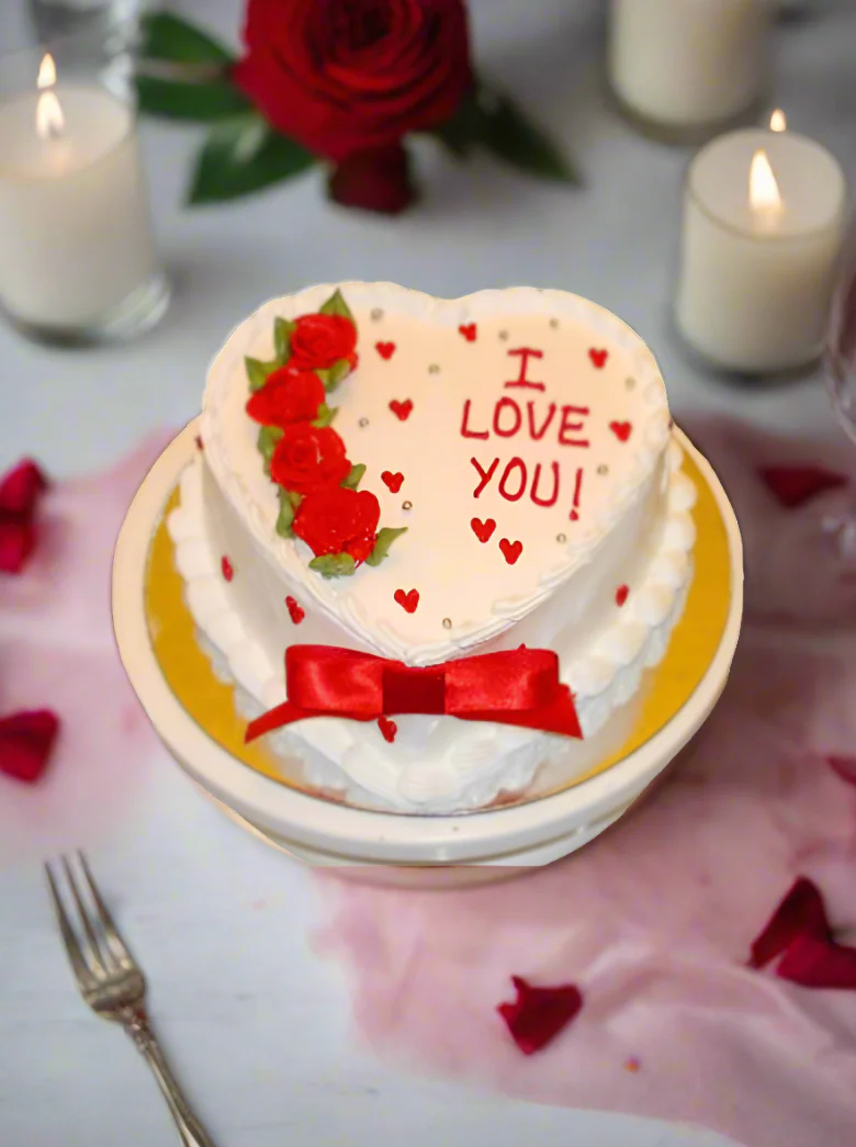 Valentine Heart Cake - Image 3