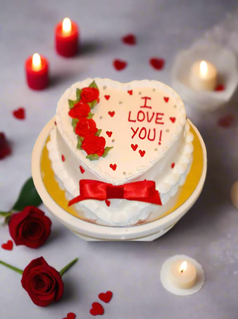 Valentine Heart Cake - Image 4