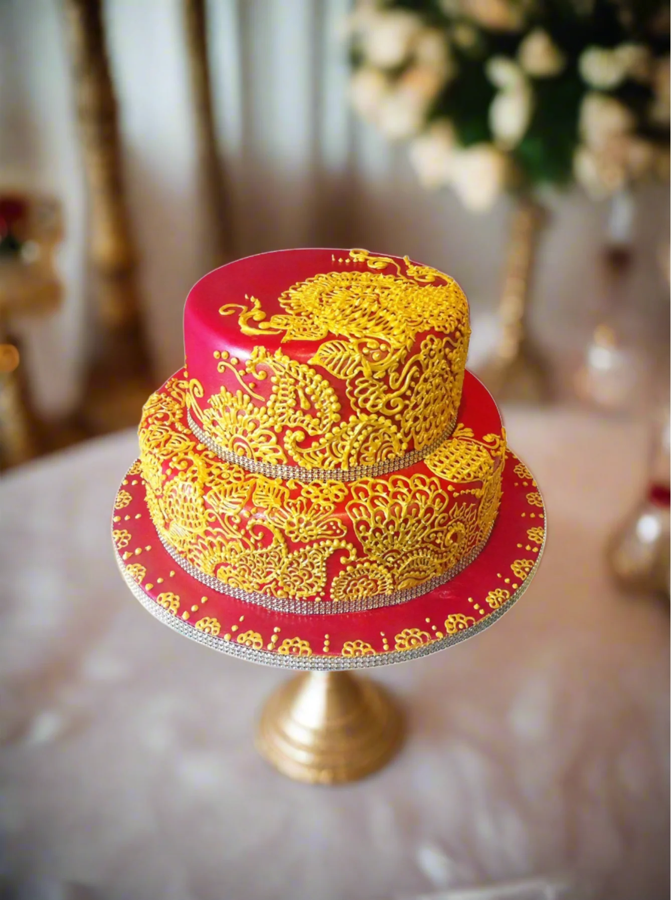 Zelda Henna Wedding Cake - Image 3
